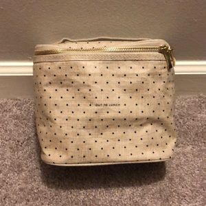 Kate Spade insulated polka dot Lunch Bag